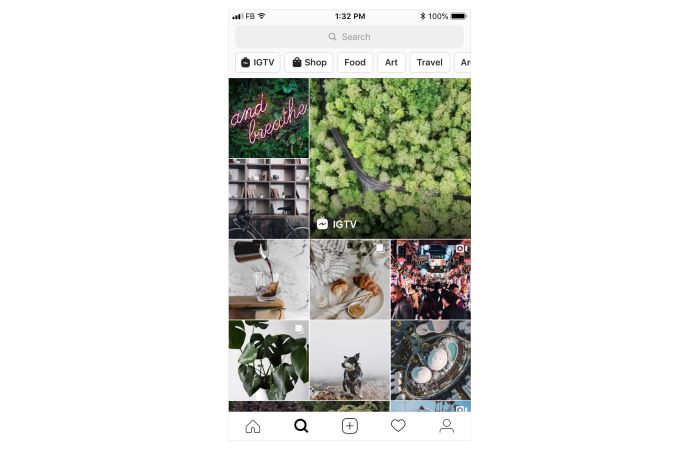 Instagram explore